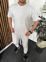 Чоловічий костюм трійка (футболка, штани, шорти) з двунитки. Кольори: чорний, сірий. Розміри: 46-48; 50-52; 54-56.