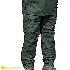 Водонепроникні штани Ridge Monkey APEarel ThermaPro Waterproof Shell Trousers Green
