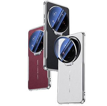 Чохол на Xiaomi 15 Ultra бампер накладка TPU захист камери протиударний шкіряний "ASMORA"