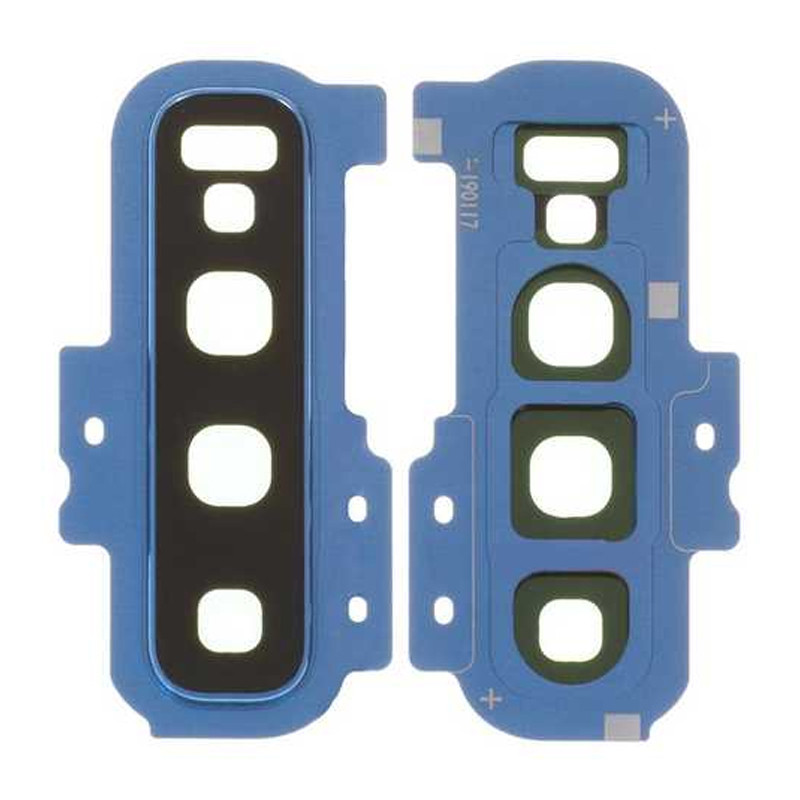 Скло камери Samsung G975 Galaxy S10 Plus prism blue з рамкою, фото 1