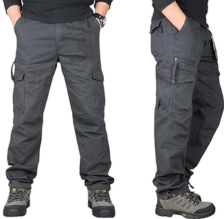 Тактичні штани карго Combat X Cargo Сірий Розмір 3XL, фото 3