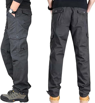 Тактичні штани карго Combat X Cargo Сірий Розмір 3XL, фото 4