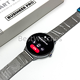 Смарт-годинник жіночий металевий з металевим браслетом Amoled екраном Modfit Business Pro Gold Mesh, фото 8