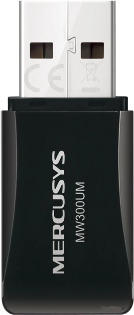 Мережева карта Wi-Fi-USB MERCURY mini MW300UM, 802.11bgn, 300MB, 2.4 GHz