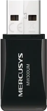 Мережева карта Wi-Fi-USB MERCURY mini MW300UM, 802.11bgn, 300MB, 2.4 GHz, фото 1