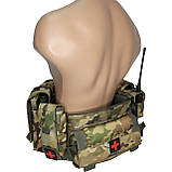 Тактичний подвійний пояс з системою швидкого скидання. Бойовий пояс М з системою моллє. П676. Multicam, Пояс, 86-96, фото 8