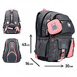 Рюкзак шкільний YES TS-43 Anime Bunny 43 х 30 х 16 см см, 21 л, фото 3