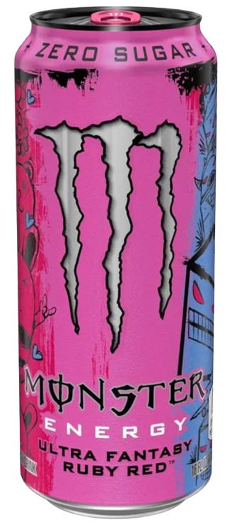 Енергетичний напій Monster Energy Zero-Sugar Ultra Fantasy Ruby Red 500мл