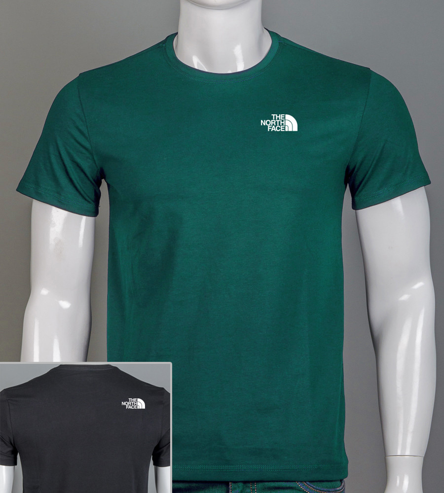 Футболка чоловіча The North Face 2421м (Уп.4шт M-XXL), Смарагдовий