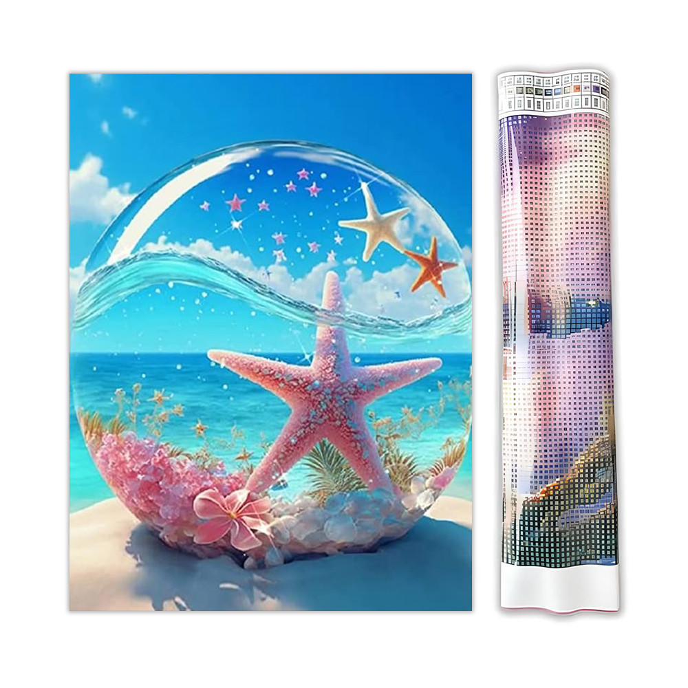 Алмазна мозайка без підрамника 30*40 "Морська зірка" NoFJ11107, Китай