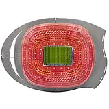 Стадіон Альянц Арена. Величезні 3D пазли "Allianz Arena" Тривимірний конструктор-головоломка, фото 5