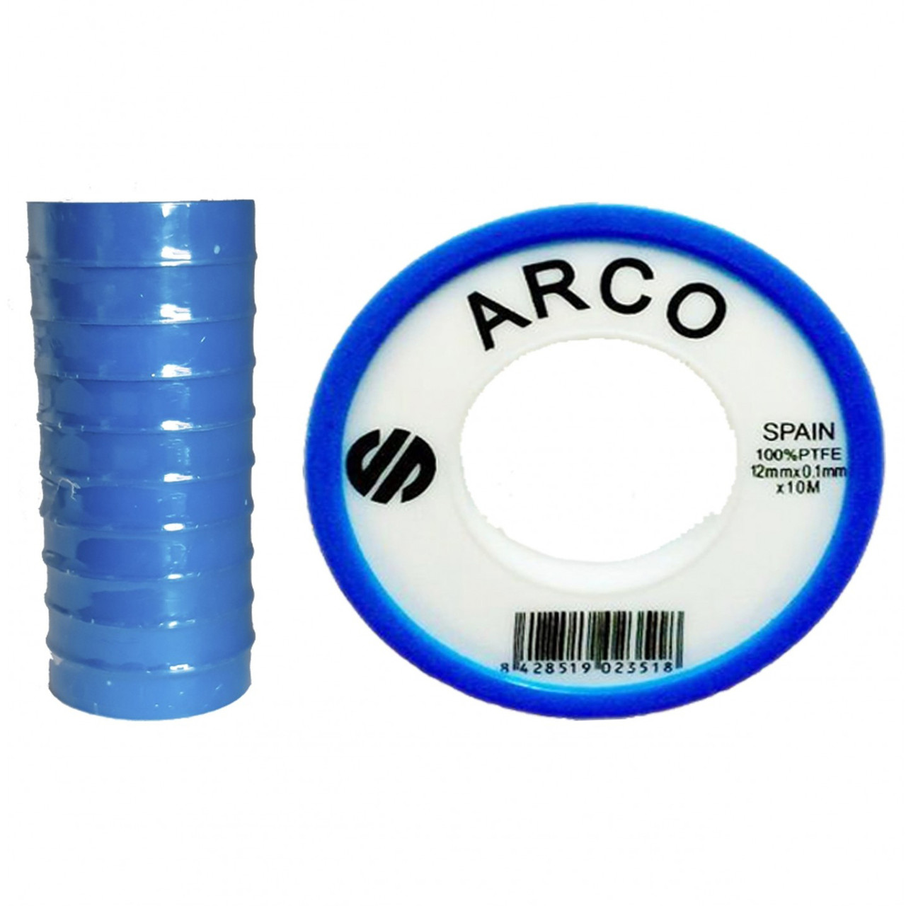 Фум стрічка синя (10шт) ARCO 12*0.075*8м
