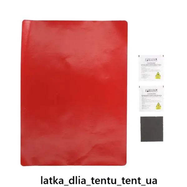 Латка для тенту (червоний): 35x42 см