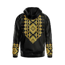 Худі чоловіче з принтом «Вишиванка. Українська міць. Embroidery. Ukrainian Strengthy», фото 2