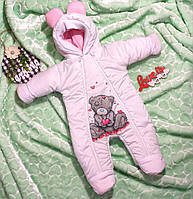 Комбінезон  весна осінь евро зима  для новонароджених з 3d принтами дуже гарні