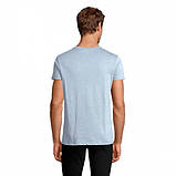 Приталені чоловічі футболки з круглим коміром , кольорові, фото 4