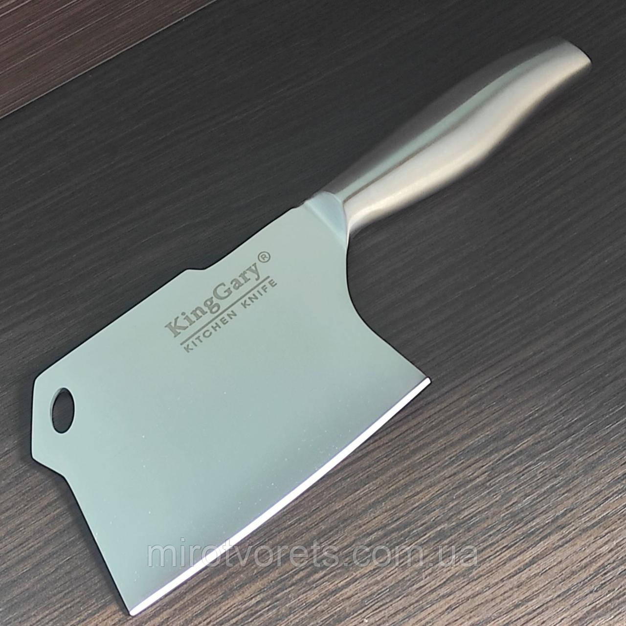 Сокира кухонна King Gary для м'яса 442г, 28см, суцільнометалевий, фото 1