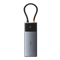 USB-хаб Baseus Metal Gleam Series II 10-in-1 USB HUB Cosmic Black, фото 3