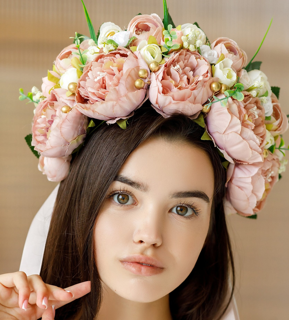 Українські віночки (синьо-жовті) - великий, фото 1