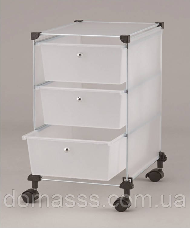 Комод на колесах для зберігання, на 3 ящики (68562003), фото 1