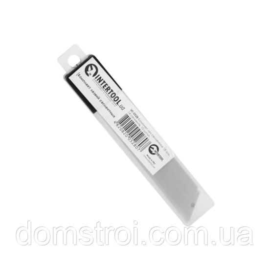 Лезвие для ножа сегментированное 18 мм (10 шт) INTERTOOL HT-0518