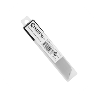 Лезвие для ножа сегментированное 18 мм (10 шт) INTERTOOL HT-0518, фото 1