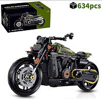 Конструктор Technic мотоцикл Harley Davidson Sportster. 634 дет., сумісний з лего. Lego Технік мото Харлей-Девідсон Спортстер
