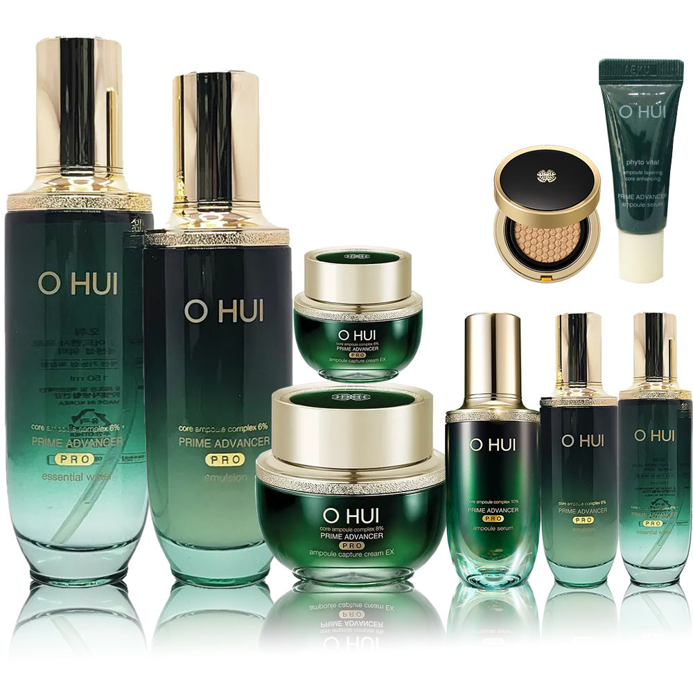 Інтенсивно зволожуюча антивікова серія з пептидами у наборі O HUI Prime Advancer Pro Special Set, фото 1