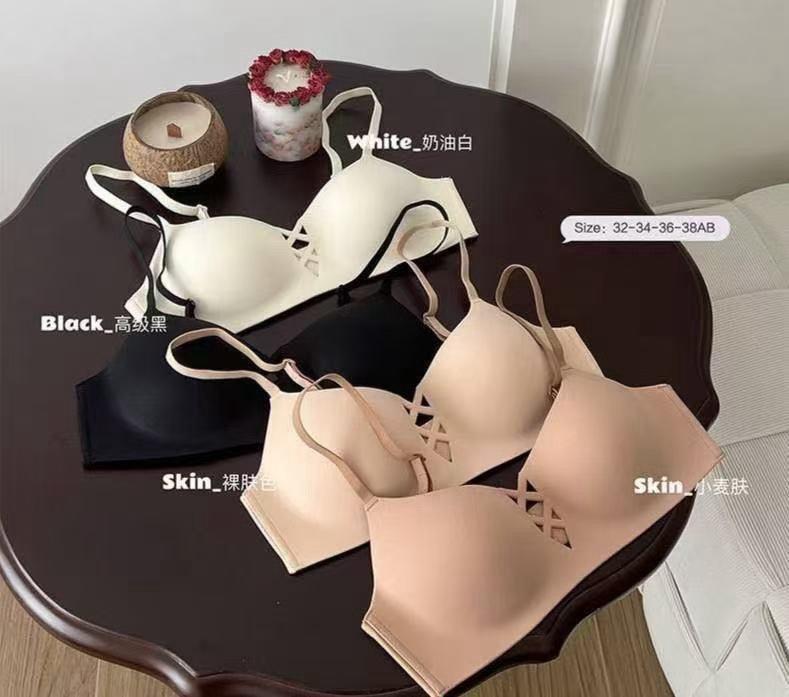 Стильний бюстгальтер-топ (Розміри S, M, L,X), чорний, білий, бежевий