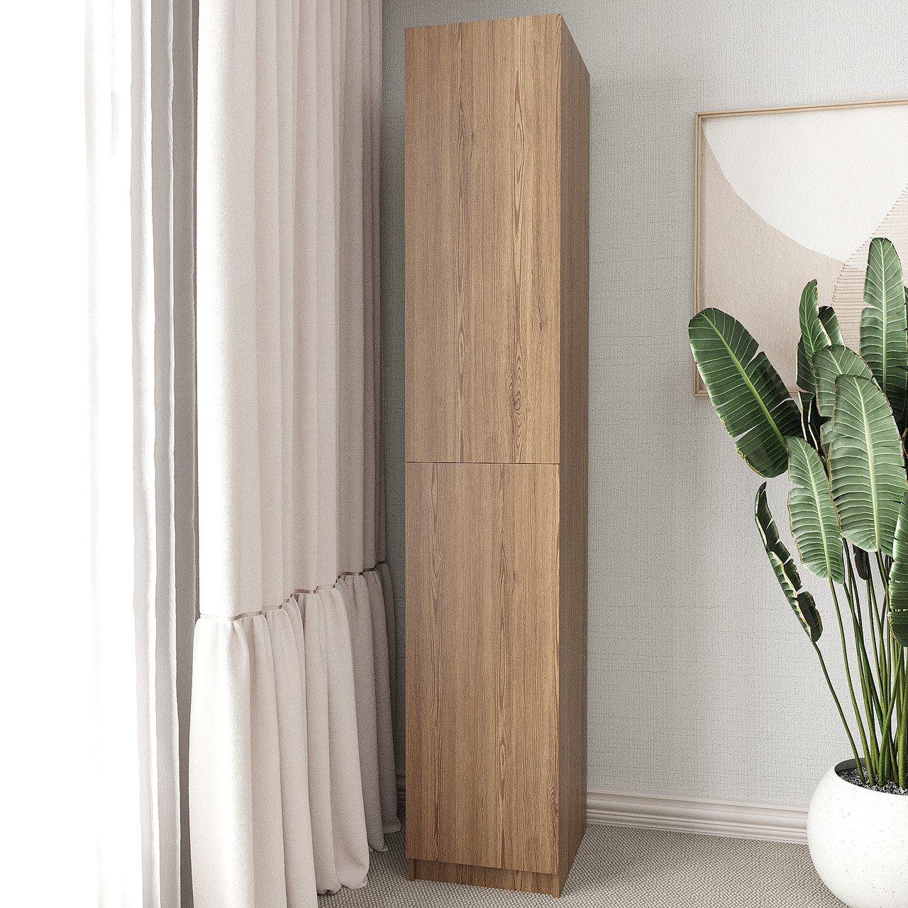 Шафа-пенал Ейр 2200х400х500 мм Дуб Родос, фото 1