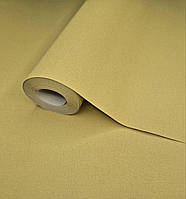 Шпалери вінілові 10 × 0.53 м Marburg 6466-40, жовті однотонні для вітальні, спальні, кухні, передпокою, дитячої