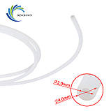 Тефлонова трубка KINGROON PTFE White, зовнішній D4 мм, внутрішній D2 мм, Білий (B0030) / ПТФЕ трубка для 3Д-принтера, фото 6