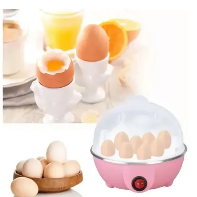 Яйцеварка електрична з осередками на 7 яєць із функцією автоматичного вимкнення 300 Вт 157х151х151 мм