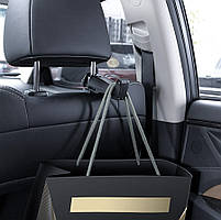 Автотримач для телефона Baseus Backseat Vehicle Phone Holder Hook Black, фото 5