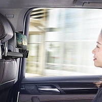 Автотримач для телефона Baseus Backseat Vehicle Phone Holder Hook Black, фото 6