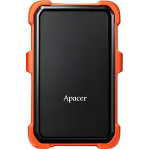 Зовнішній жорсткий диск 2.5" USB 2.0TB Apacer AC630 Black/Orange, фото 3