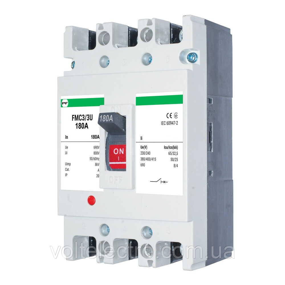 Автоматичний вимикач FMC3/3U 180А 8-12In, фото 1