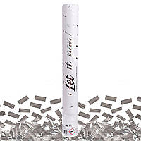 Хлопавка срібляста фольга 40 см