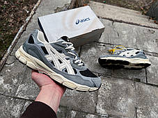 Чоловічі кросівки Asics Gel-NYC Grey Green сірі з зеленим, фото 3