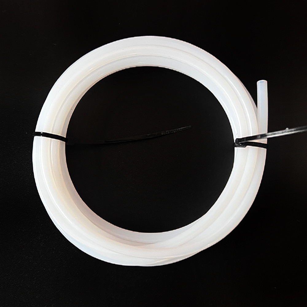 Тефлонова трубка KINGROON PTFE White, зовнішній D4 мм, внутрішній D2 мм, Білий (B0030) / ПТФЕ трубка для 3Д-принтера