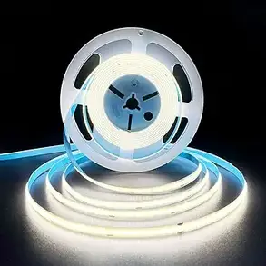 Світлодіодна стрічка HAMRVL COB біла 6000 K, DC24V 16.4ft/5M 320leds/M CRI90 гнучка світлодіодна стрічка 8 мм, для, фото 1