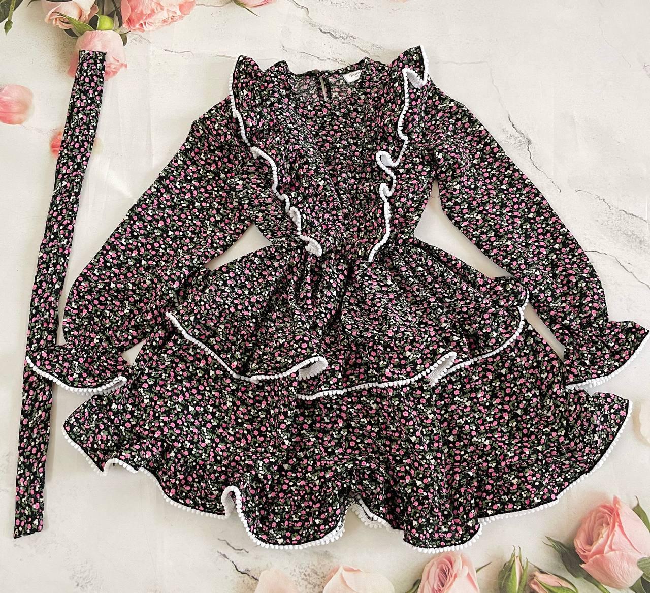 Сукня для дівчинки з рукавом Карелія| розміри 122-146р.