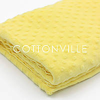 Махрова тканина Minky ніжно-жовта (Туреччина)