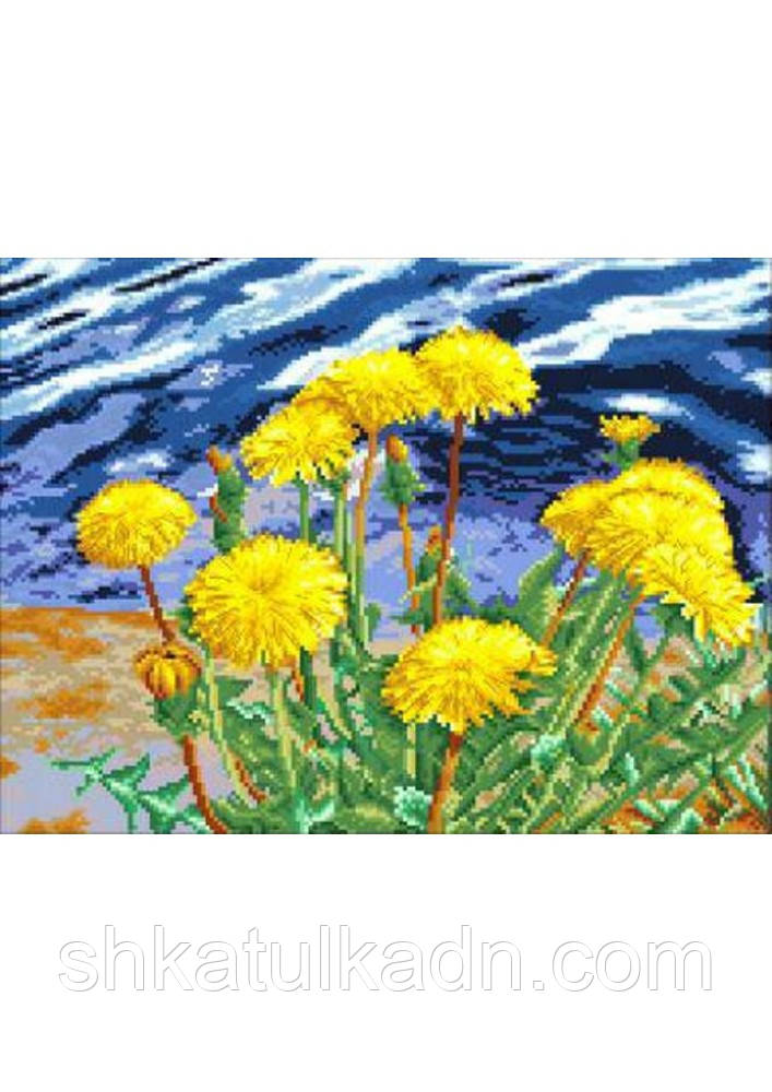 Канва з нанесеним малюнком для вишивки хрестиком, фото 1