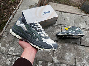Чоловічі кросівки Asics Gel-NYC Grey Khaki сірі з хакі