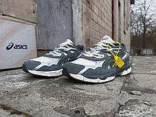 Чоловічі кросівки Asics Gel-NYC Grey Khaki сірі з хакі, фото 4