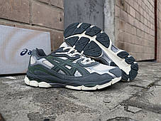 Чоловічі кросівки Asics Gel-NYC Grey Khaki сірі з хакі, фото 3