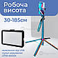 Монопод NeePho Np-L7 185 см штатив для телефона камери з блютуз пультом палиця для селфі + відеосвітло 15х10см, фото 2