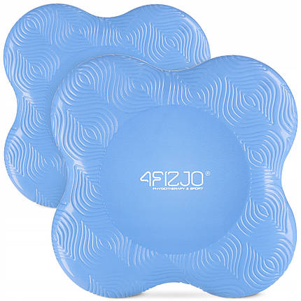 Підставки під коліна та лікті для йоги 4FJIZJO 2 шт 4FJ0529 Blue Poland, фото 1