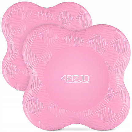 Підставки під коліна та лікті для йоги 4FJIZJO 2 шт 4FJ0648 Pink Poland, фото 1